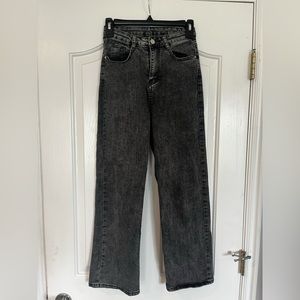 High waisted jeans